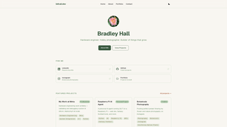 Screenshot of bkhall.dev