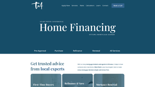 Screenshot of monishah.ca