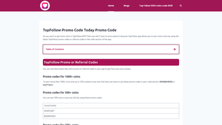 Thumbnail of topfollowcouponcode.com