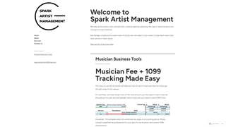 Thumbnail of sparkartistmanagement.com