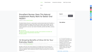 Thumbnail of nutritionalreviews.com