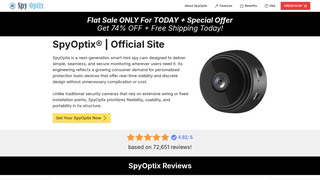 Thumbnail of spyoptix.com