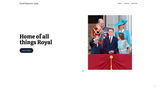 Screenshot of royalreporterlydia.com