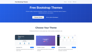 Thumbnail of freebootstrapthemes.com