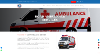 Thumbnail of geetaairambulance.com