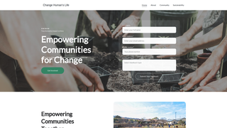Thumbnail of changehumanlife.org