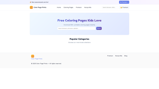 Thumbnail of colorpageprints.com