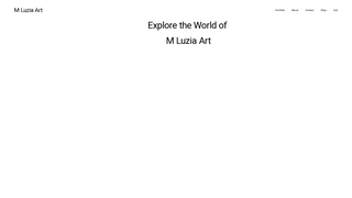 Thumbnail of mluziaartportfolio.com