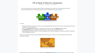 Thumbnail of bookofmormongeography.net