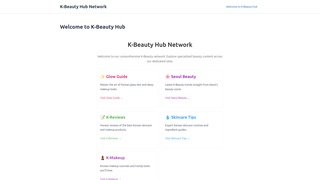 Thumbnail of kbeautyhub.org