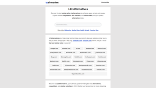 Thumbnail of 123alternatives.com