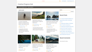 Thumbnail of creativeprogresshub.com