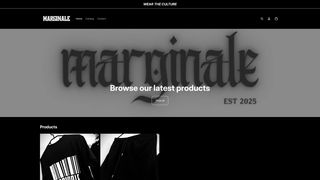 Thumbnail of marginaleapparel.com