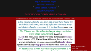 Thumbnail of jesuscomingback2025.com
