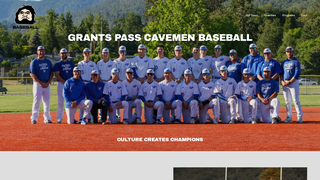 Screenshot of grantspassbaseball.com