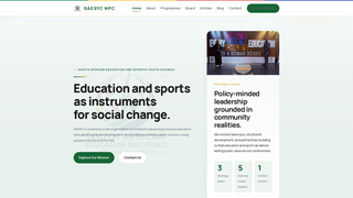 Screenshot of saesyc.org