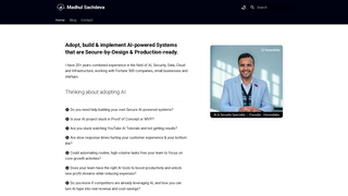 Thumbnail of madhulsachdeva.com