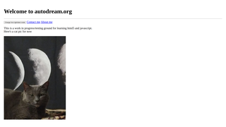 Thumbnail of autodream.org