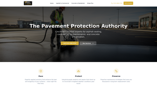 Screenshot of paveprotectco.com