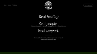 Screenshot of hpwellnesstherapy.com