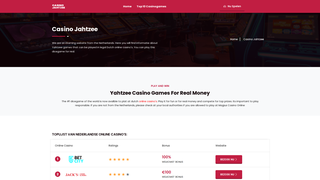 Thumbnail of casinojahtzee.com