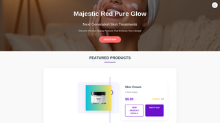 Thumbnail of majesticredpureglow.com