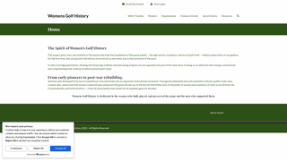 Thumbnail of womensgolfhistory.com