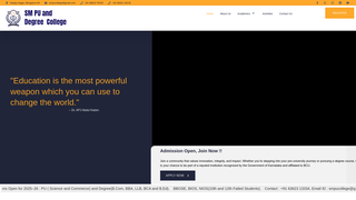 Thumbnail of smpuanddegreecollege.com