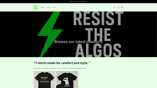 Thumbnail of resistthealgos.com