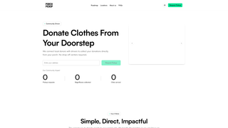 Screenshot of porchpickup.org