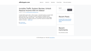 Thumbnail of affinitygain.com