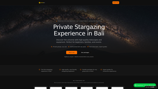 Screenshot of stargazingbali.app