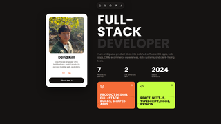 Screenshot of buildwithdavid.dev