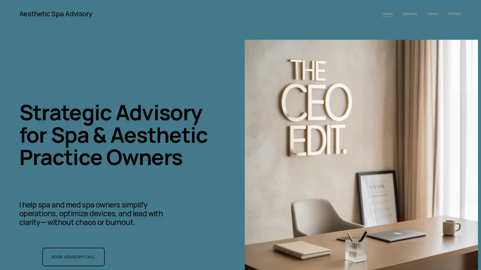 Screenshot of spaadvisory.com