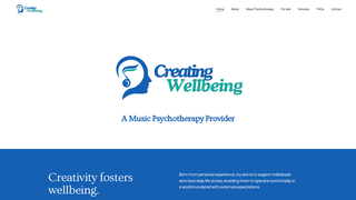 Thumbnail of creatingwellbeing.net