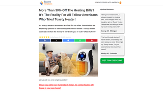 Thumbnail of toastyheater-portable.com