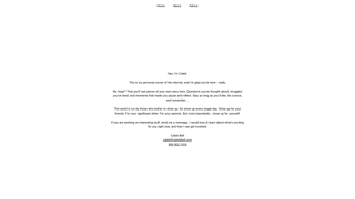 Screenshot of calebjbell.com