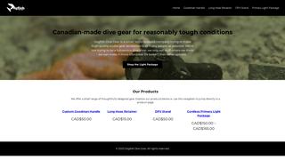 Thumbnail of dogfishdiving.com