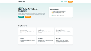 Thumbnail of tallyincloud.com