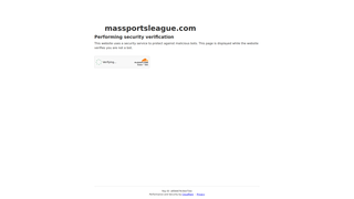 Screenshot of massportsleague.com