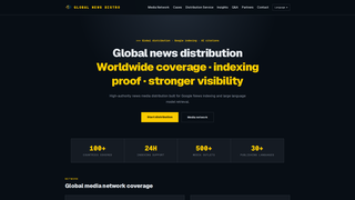 Screenshot of globalnewsdistro.com
