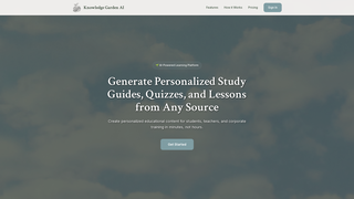 Thumbnail of knowledgegardenai.com