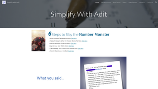 Thumbnail of simplifywithadit.com