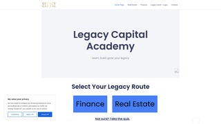 Thumbnail of legacycapitalacademy.com