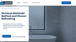 Screenshot of bathtub911.ca