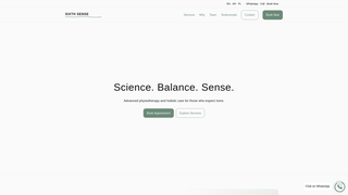 Thumbnail of sixthsenseclinic.com