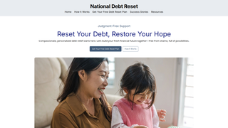 Thumbnail of nationaldebtreset.com