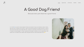 Thumbnail of agooddogfriend.com