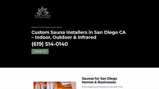 Thumbnail of sandiegocustomsaunas.com