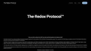 Thumbnail of theredoxprotocol.com